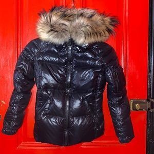 SAM. BOYS Puffer Jacket Size 10 Black